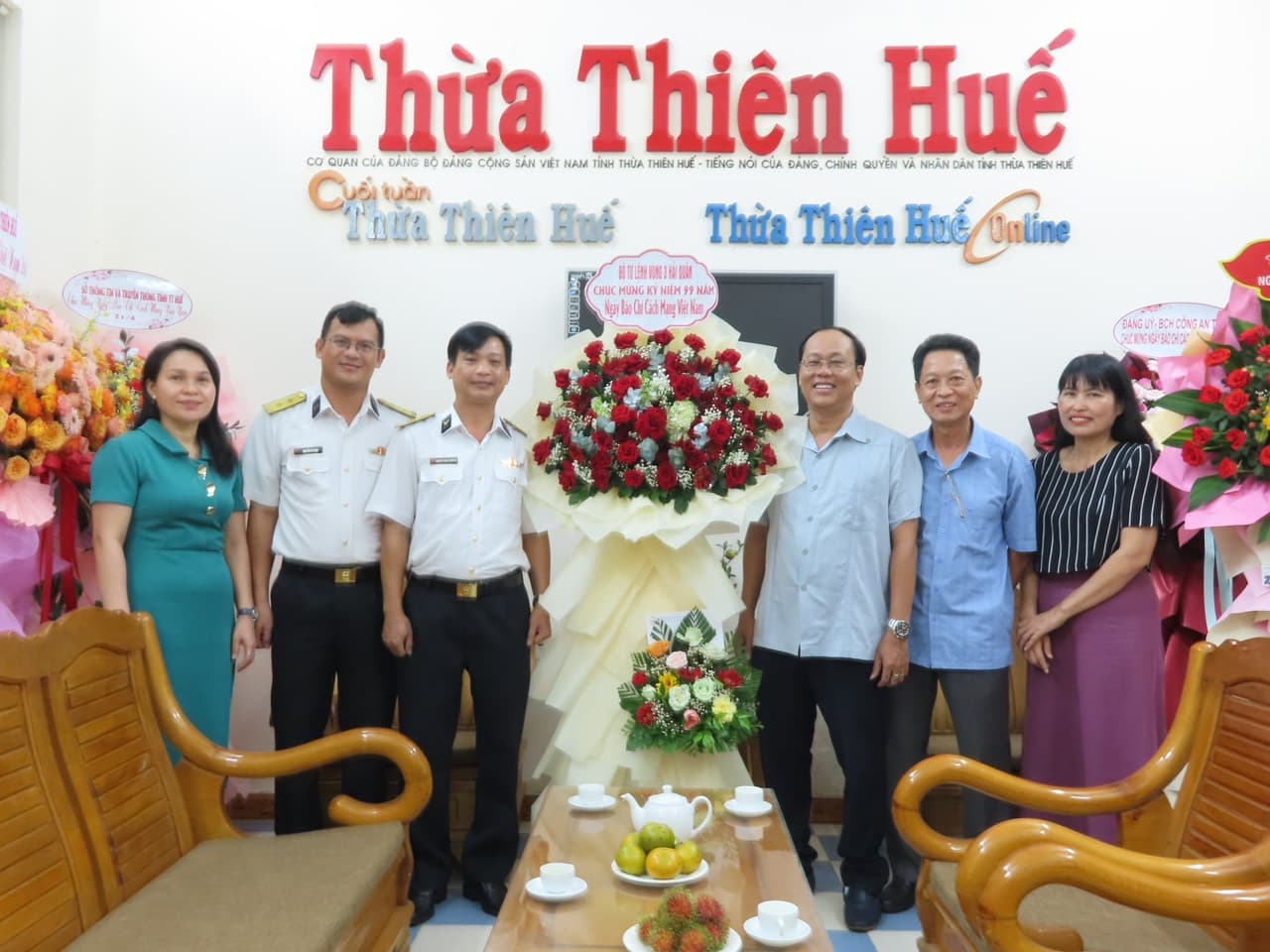 Lữ đoàn 161 chúc mừng các cơ quan báo, đài tỉnh Thừa Thiên Huế