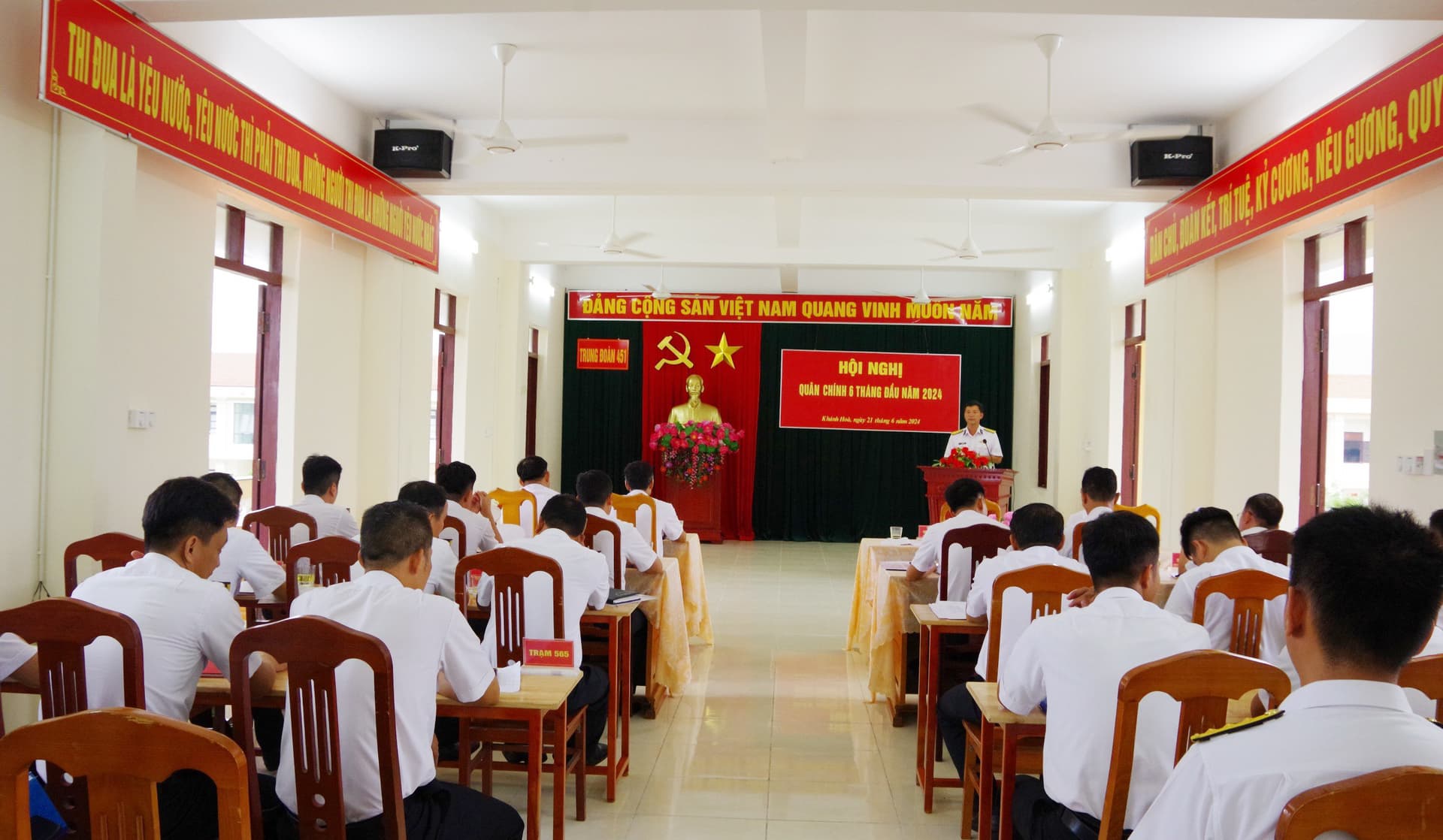 Trung đoàn 451 hoàn thành tốt nhiệm vụ 6 tháng đầu năm 2024