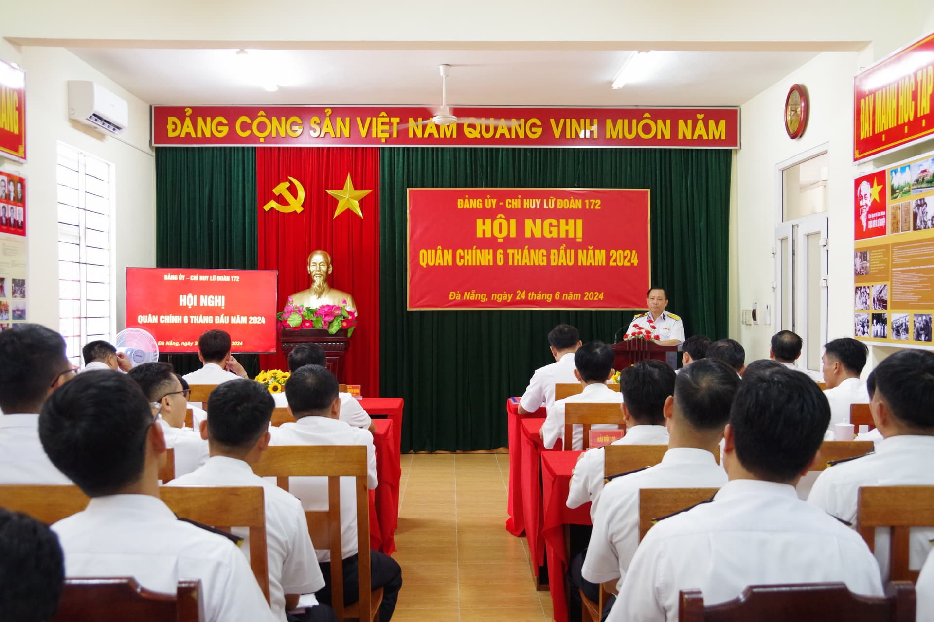 Lữ đoàn 172: Hội nghị Quân chính 6 tháng đầu năm 2024