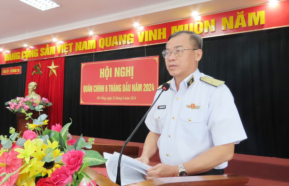 Lữ đoàn 161 hoàn thành xuất sắc nhiệm vụ 6 tháng đầu năm 2024