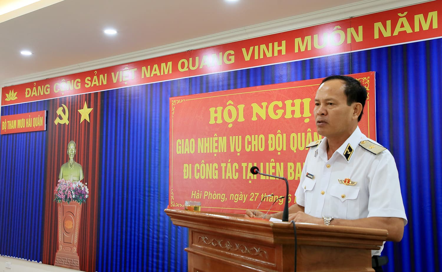 Giao nhiệm vụ cho Đội Quân nhạc tham dự Ngày Hải quân Nga