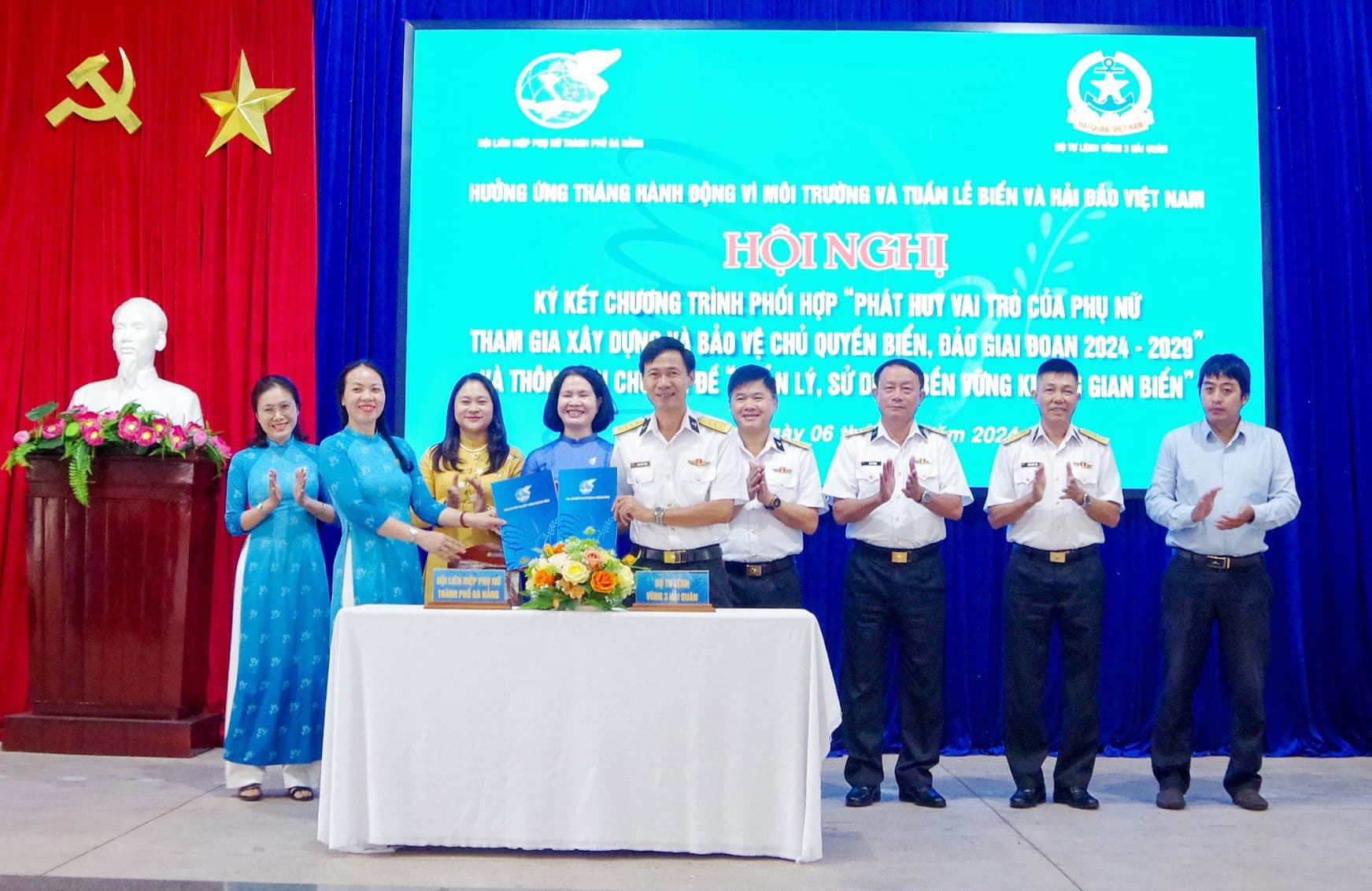 Vùng 3 và Hội Liên hiệp phụ nữ TP. Đà Nẵng ký kết chương trình phối hợp hoạt động