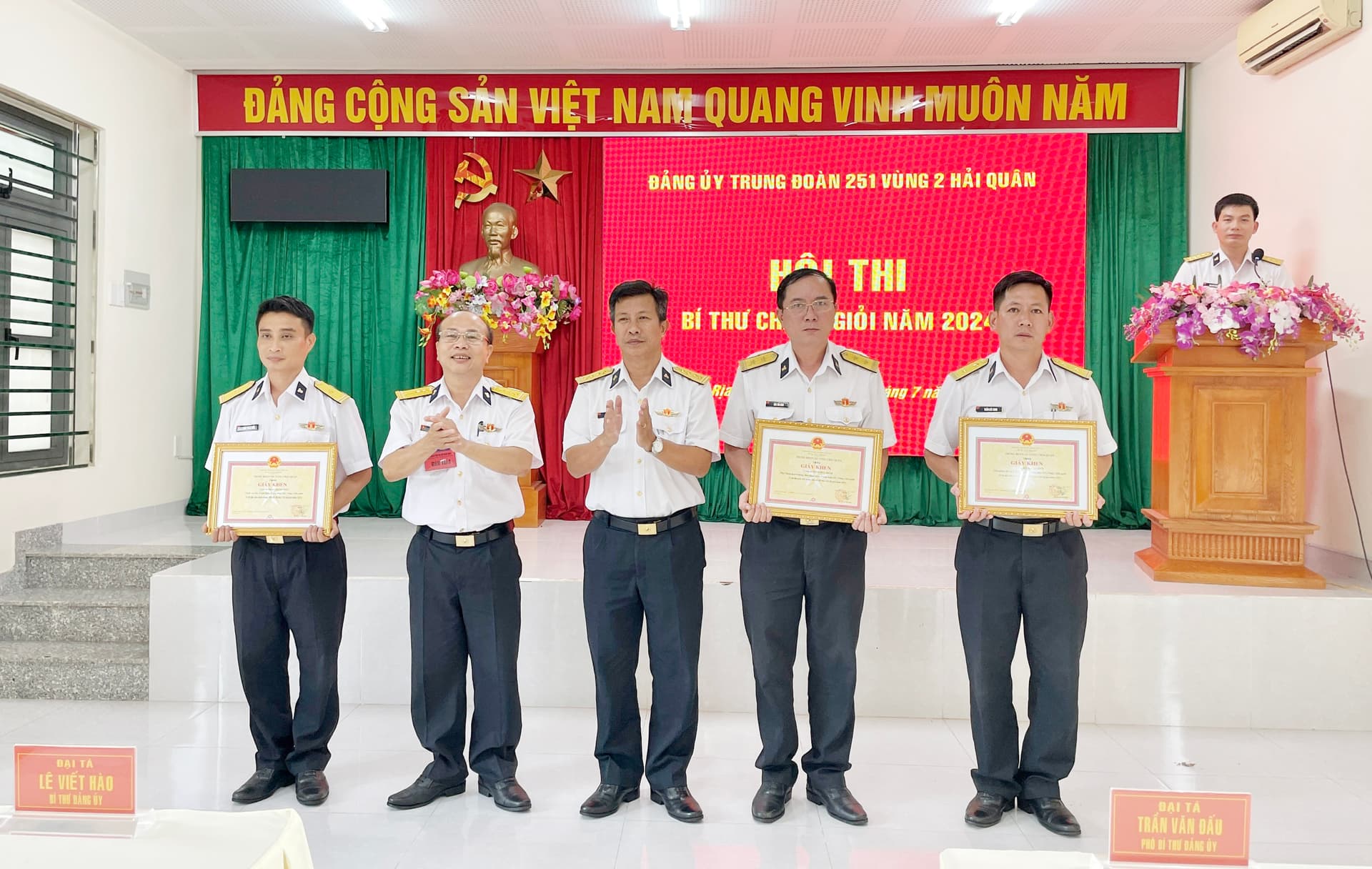 Trung đoàn 251: Hội thi bí thư chi bộ giỏi năm 2024