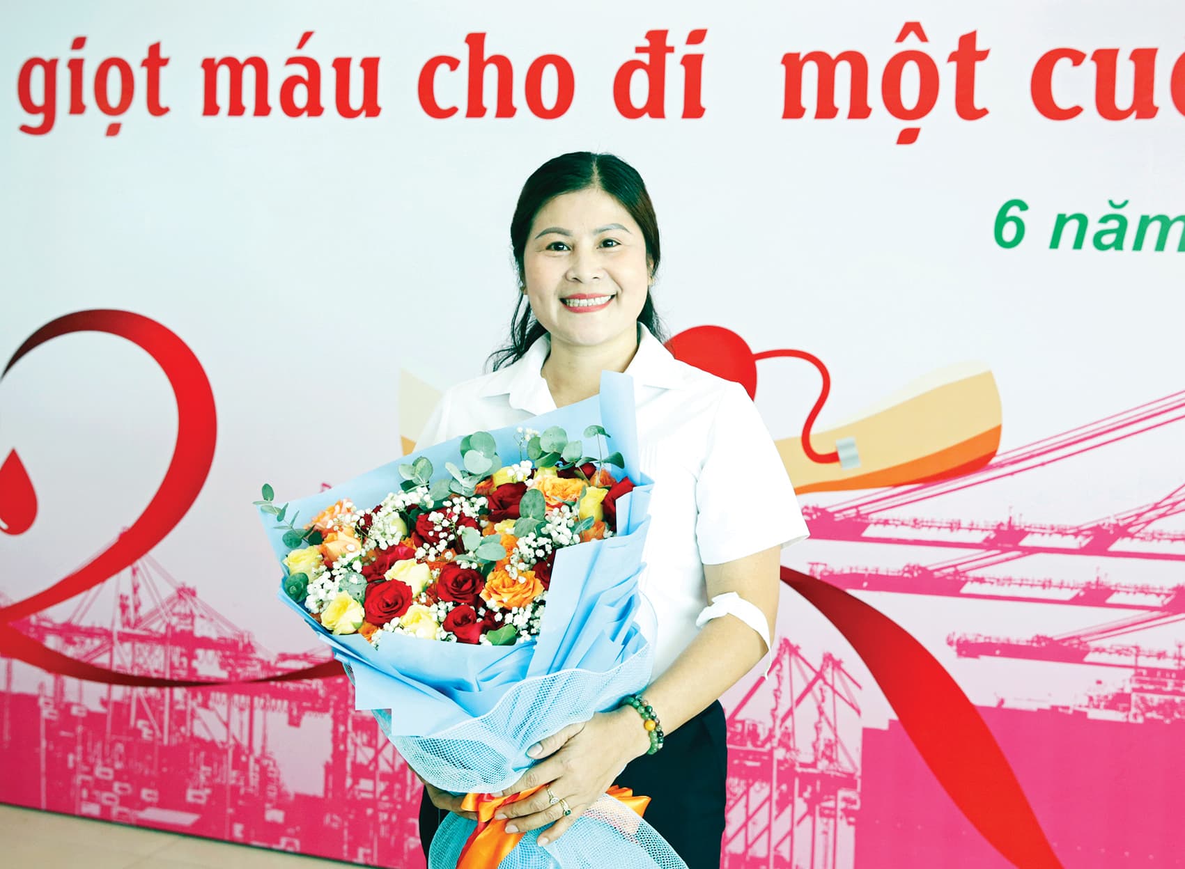 Đội trưởng 18 lần hiến máu