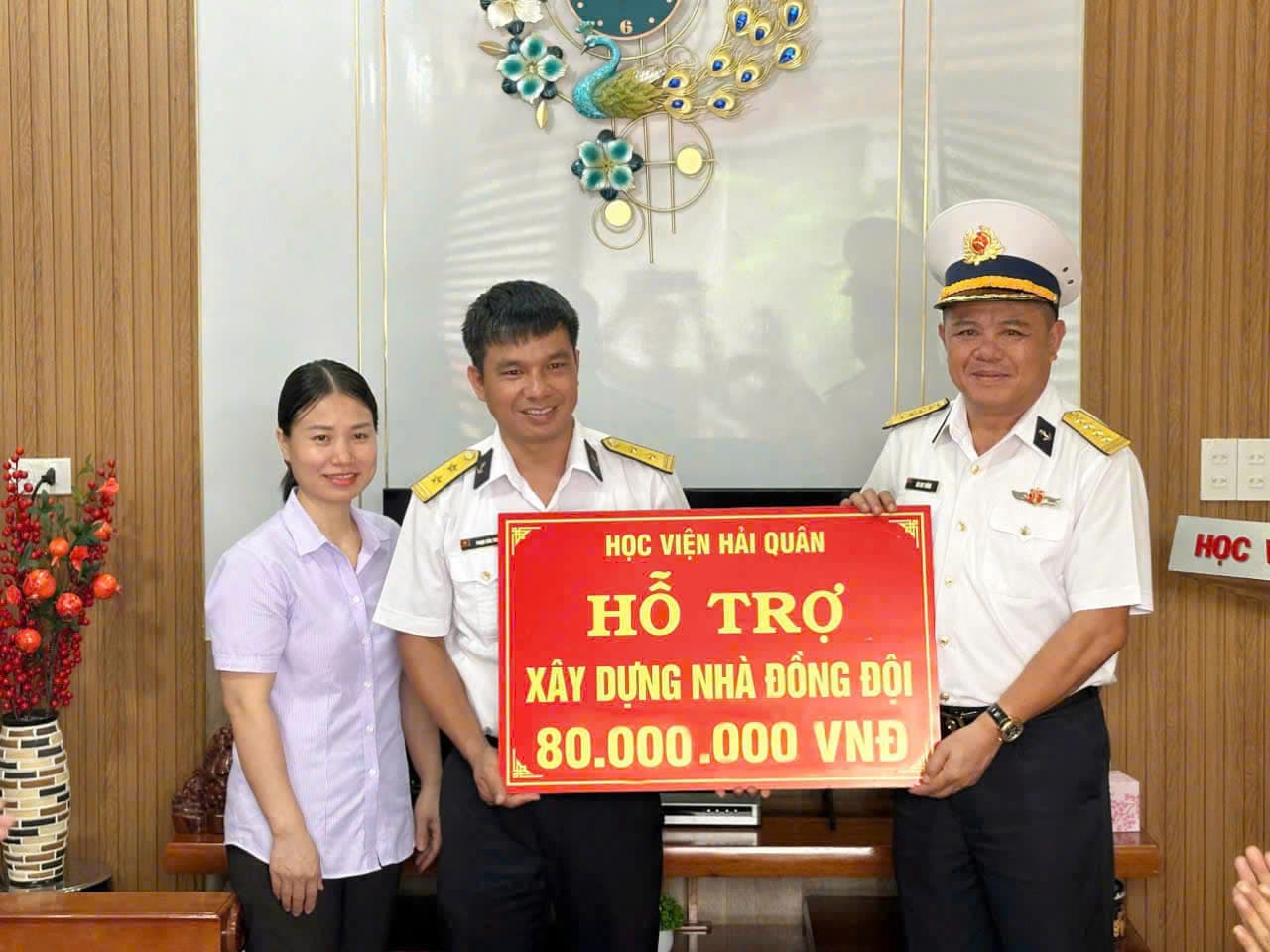 Học viện Hải quân: Khánh thành, bàn giao nhà đồng đội