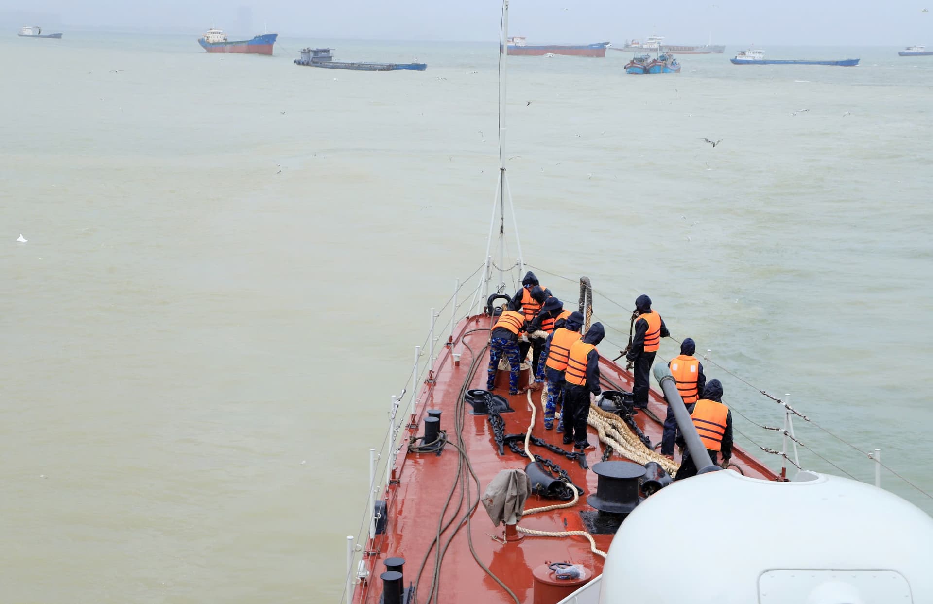 Vùng 3 triển khai nhiệm vụ phòng chống bão số 4