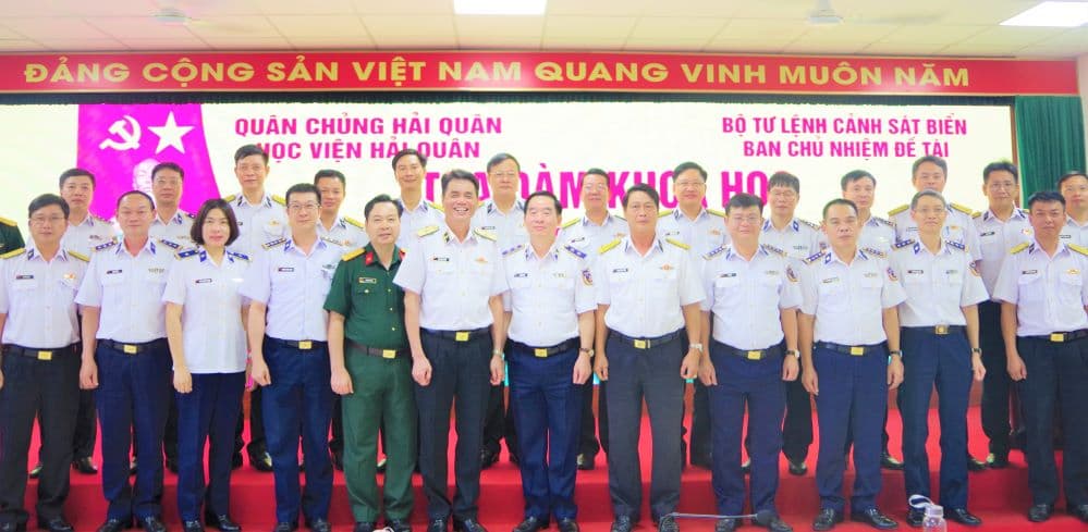 Bộ Tư lệnh Cảnh sát biển Việt Nam thăm và làm việc với Học viện Hải quân