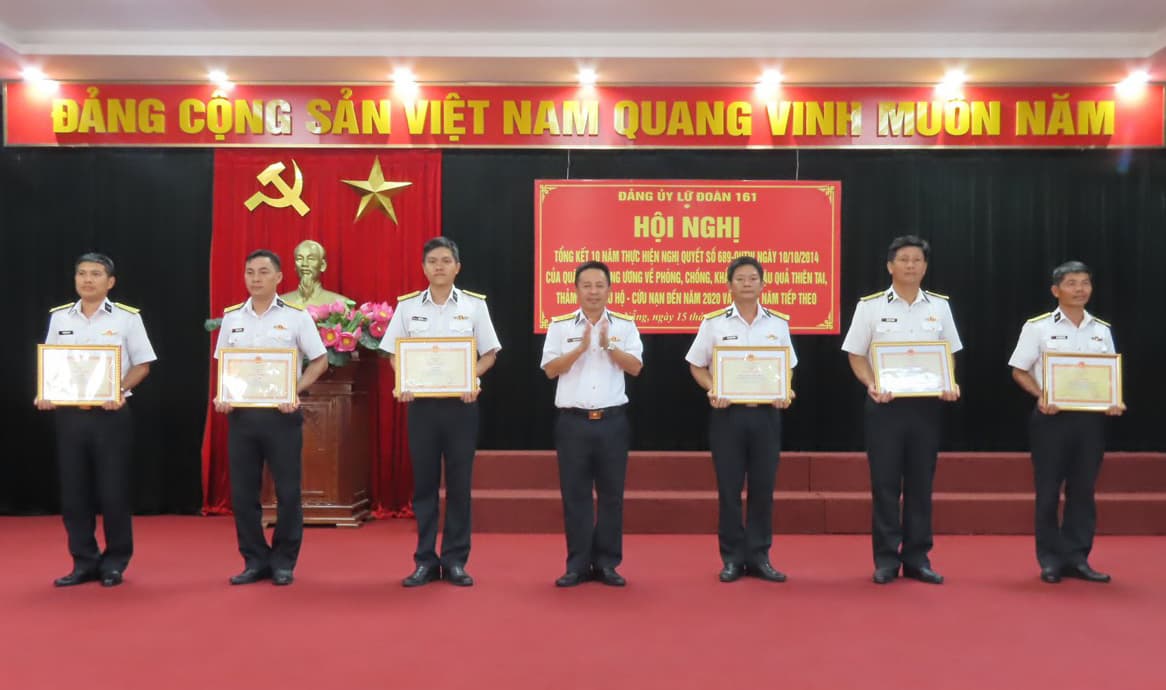 Lữ đoàn 161 thực hiện tốt công tác phòng chống, khắc phục hậu quả thiên tai