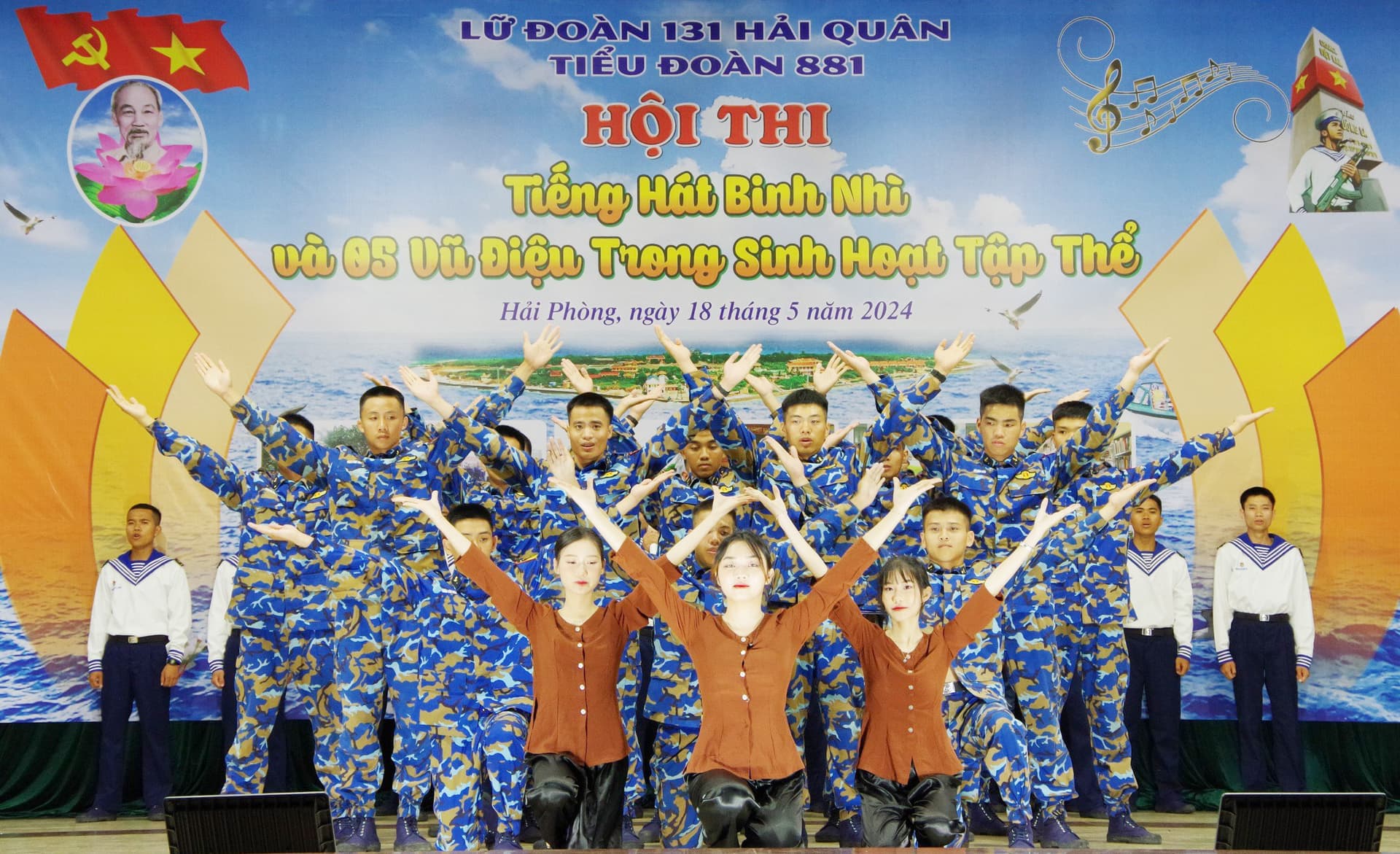 Lữ đoàn 131: Hội thi tiếng hát binh nhì và 5 vũ điệu trong sinh hoạt tập thể