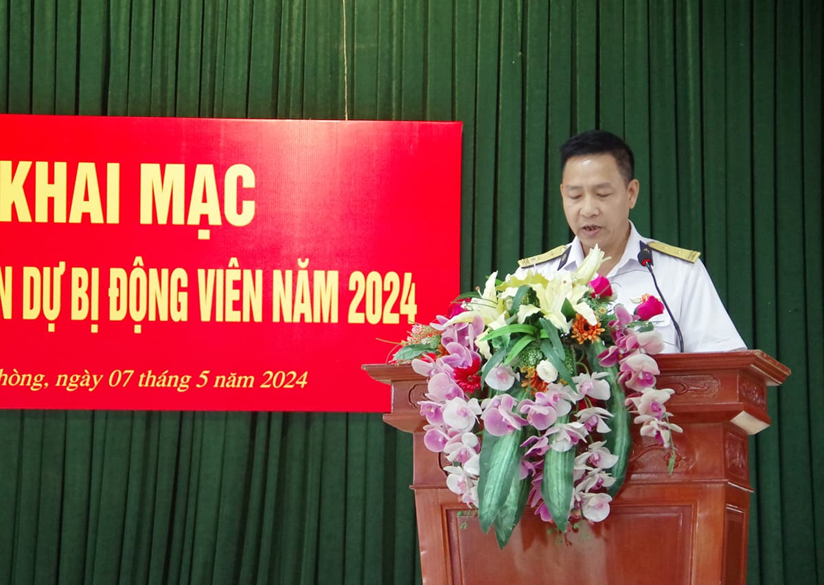 Tiểu đoàn Phòng hoá 20: Khai mạc huấn luyện dự bị động viên