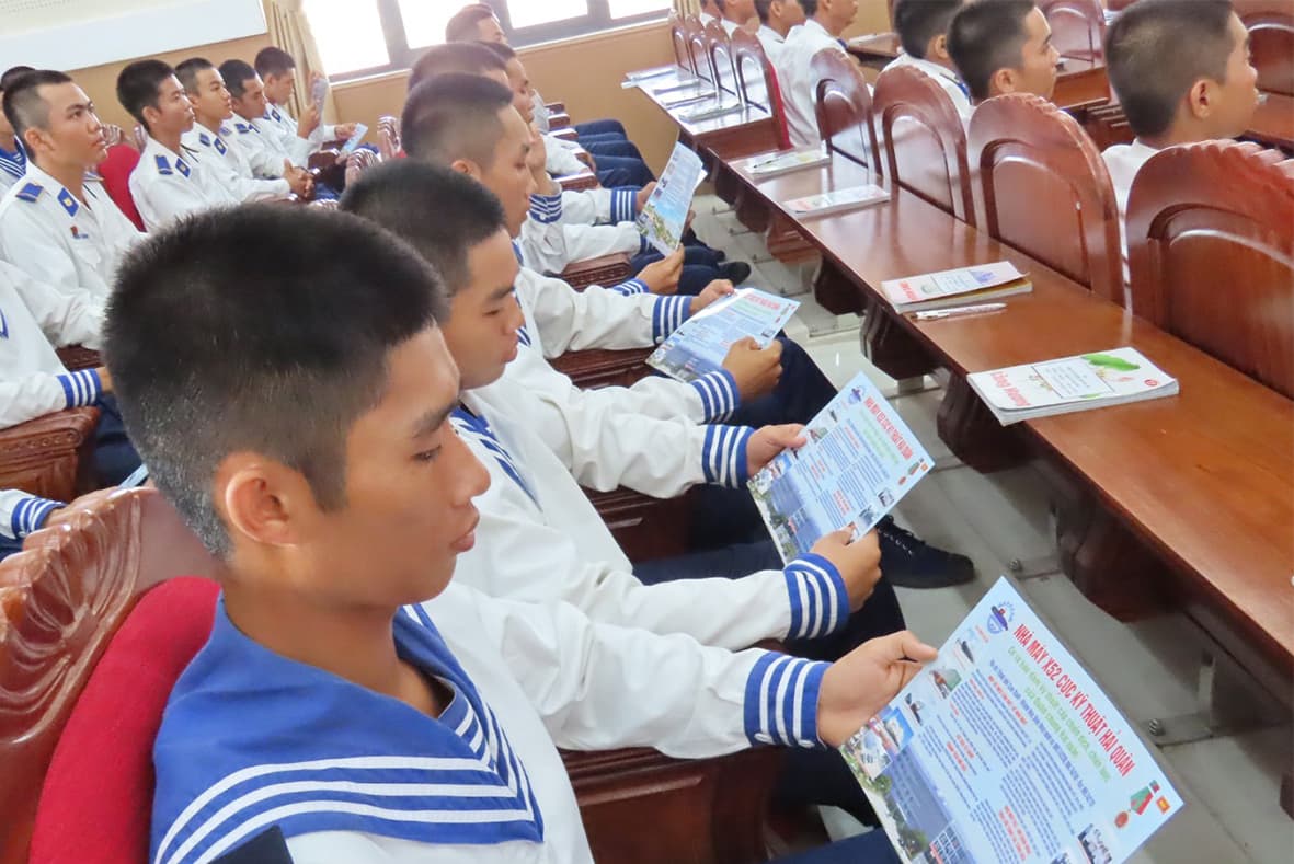 Cục Kỹ thuật tuyên truyền thu hút nguồn nhân lực tại Trung tâm Huấn luyện Vùng 2