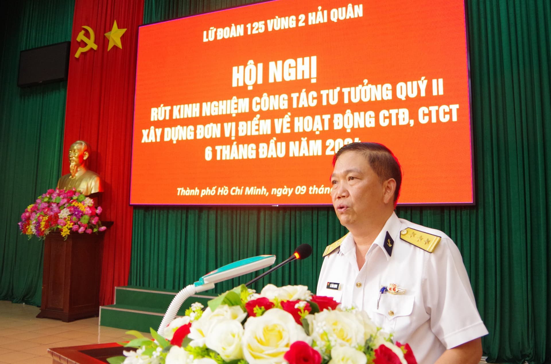 Lữ đoàn 125 rút kinh nghiệm xây dựng đơn vị điểm về hoạt động CTĐ, CTCT