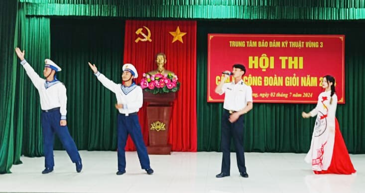 Trung tâm bảo đảm kỹ thuật Vùng 3: Hội thi cán bộ công đoàn giỏi năm 2024