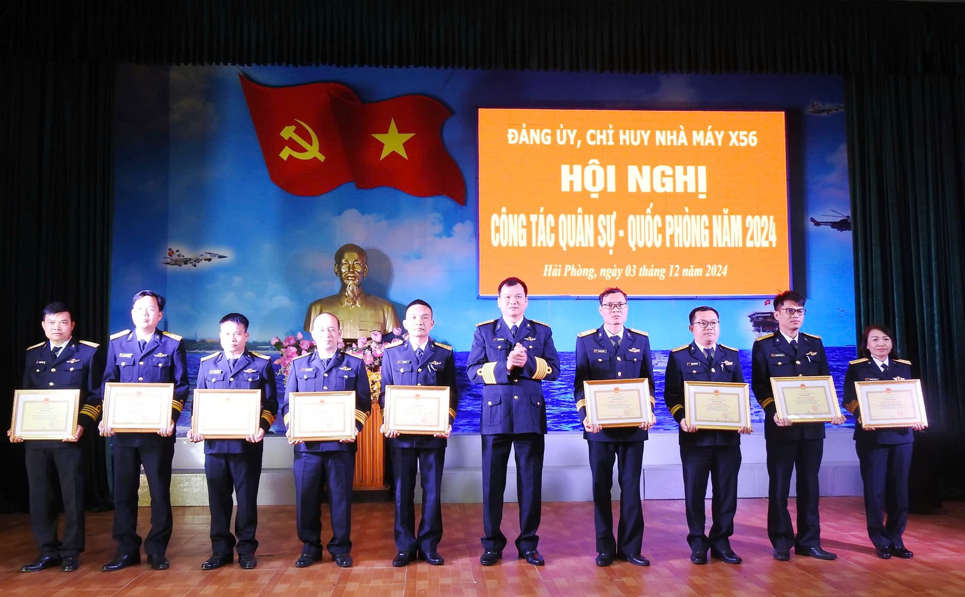 Nhà máy X56: Hội nghị công tác quân sự - quốc phòng năm 2024