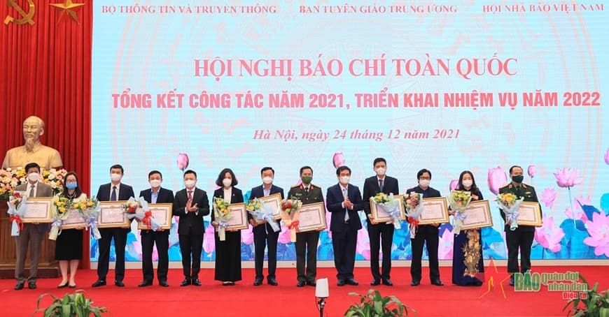 Hội nghị báo chí toàn quốc tổng kết công tác năm 2021, triển khai nhiệm vụ năm 2022
