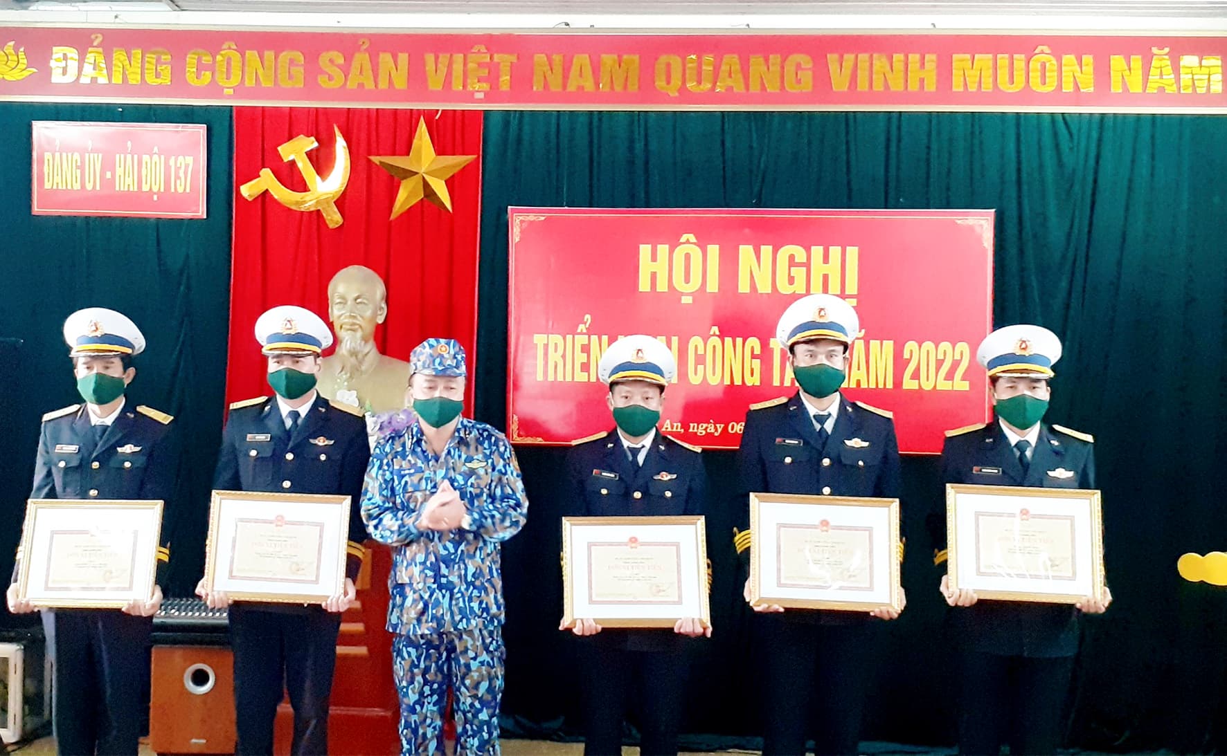 Hải đội 137: Hội nghị triển khai công tác năm 2022