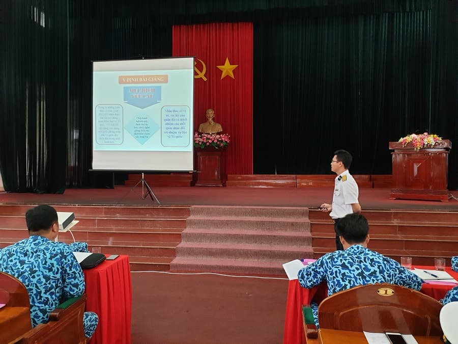 Lữ đoàn tàu ngầm 189 Hải quân: Hội nghị thông qua Giáo án bài giảng giáo dục chính trị 2019