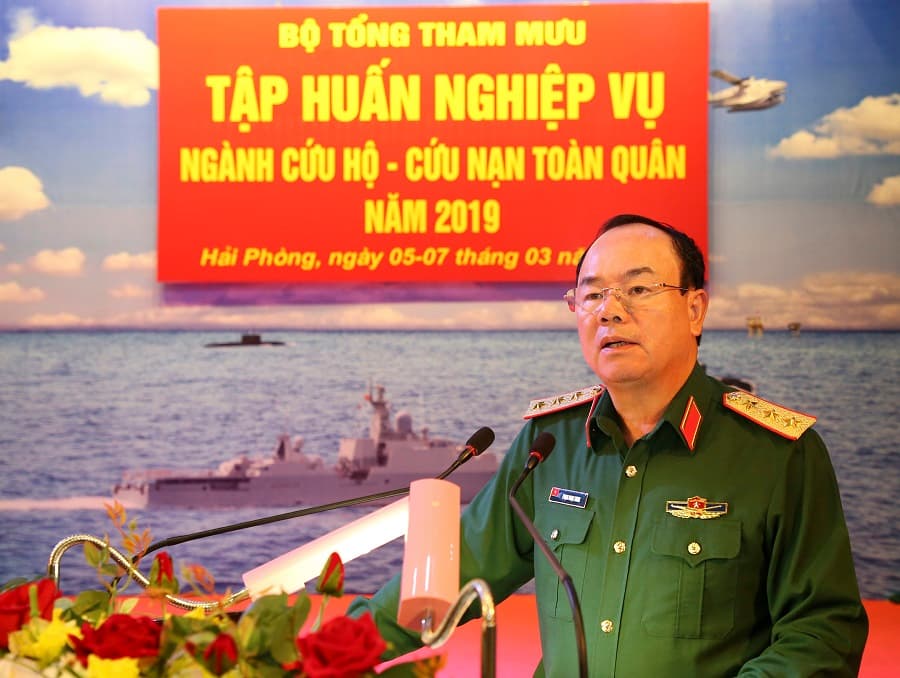 Bộ Tổng Tham mưu: Tập huấn nghiệp vụ ngành cứu hộ, cứu nạn toàn quân