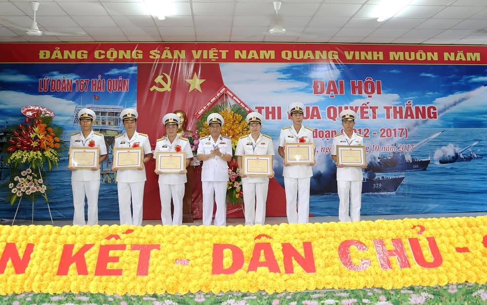 Lữ đoàn 167, Vùng 2 Hải quân: Hơn 500 lượt cá nhân được khen thưởng