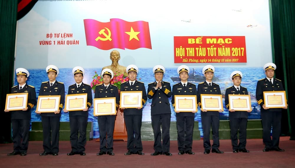Bế mạc Hội thi tàu tốt Vùng 1 Hải quân năm 2017
