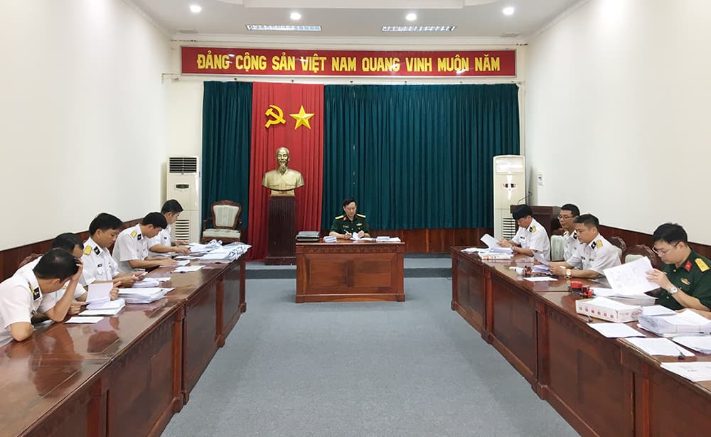 Quân chủng Hải quân: Hội nghị thẩm định hồ sơ cấp sổ Bảo hiểm xã hội năm 2018