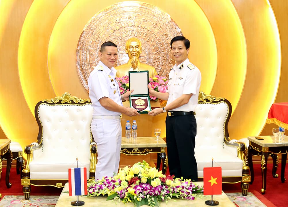 Đoàn Cục Thủy đạc Hải quân Hoàng gia Thái Lan thăm và làm việc tại Việt Nam