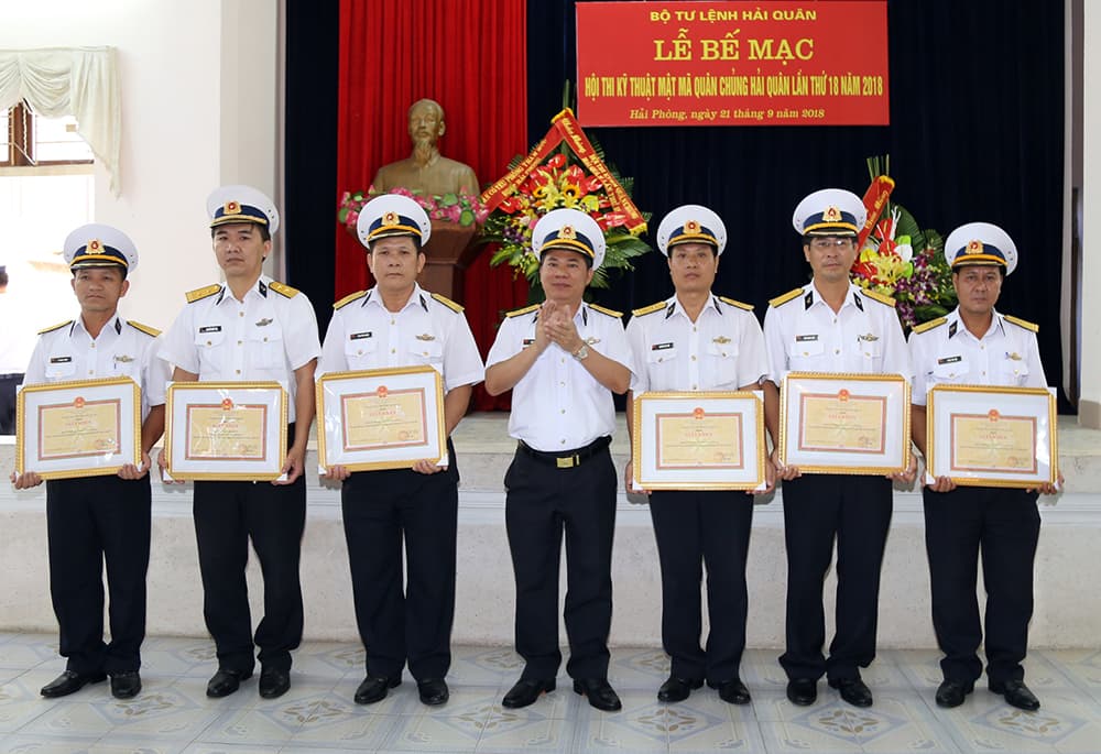 Hội thi kỹ thuật Mật mã Ngành Cơ yếu Hải quân lần thứ 18