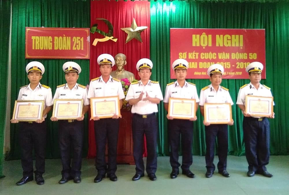 Trung đoàn 251 Hải quân: Sơ kết 5 năm thực hiện Cuộc vận động 50