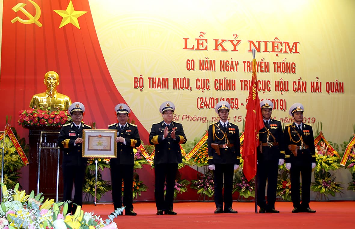 Kỷ niệm 60 năm ngày thành lập 3 cơ quan Bộ Tham mưu, Cục Chính trị, Cục Hậu cần Hải quân