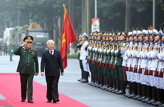 Tổng Bí thư, Chủ tịch nước Nguyễn Phú Trọng dự Hội nghị Quân chính toàn quân năm 2018