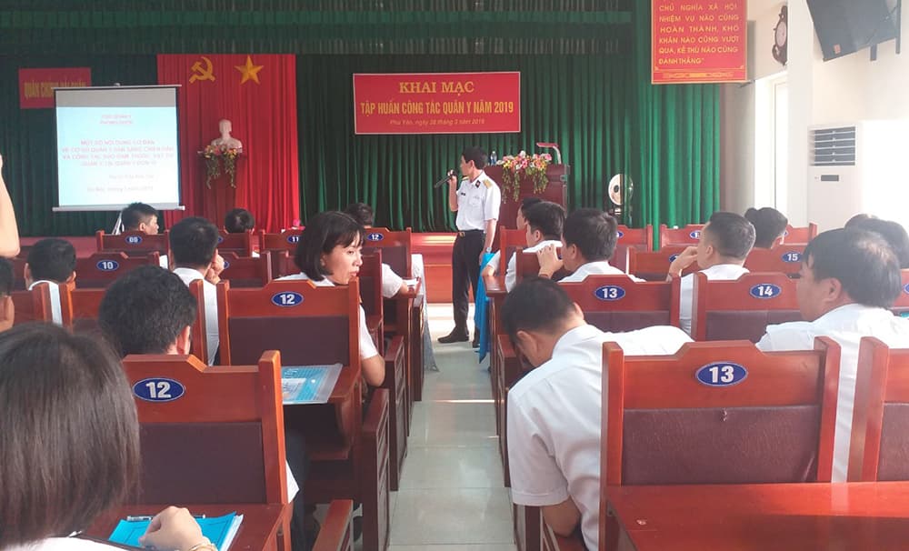 Quân chủng Hải quân tập huấn ngành Quân y năm 2019