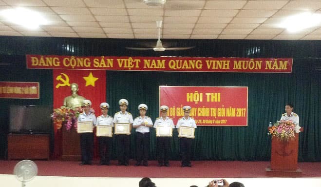 Vùng 2 Hải quân: 26 thí sinh dự thi cán bộ giảng dạy chính trị năm 2017
