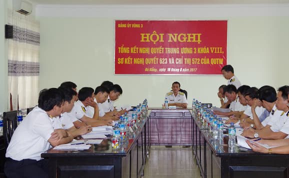 Đảng ủy Vùng 3 và Vùng 5 Hải quân: Tổng kết thực hiện Nghị quyết Trung ương 3 khóa VIII