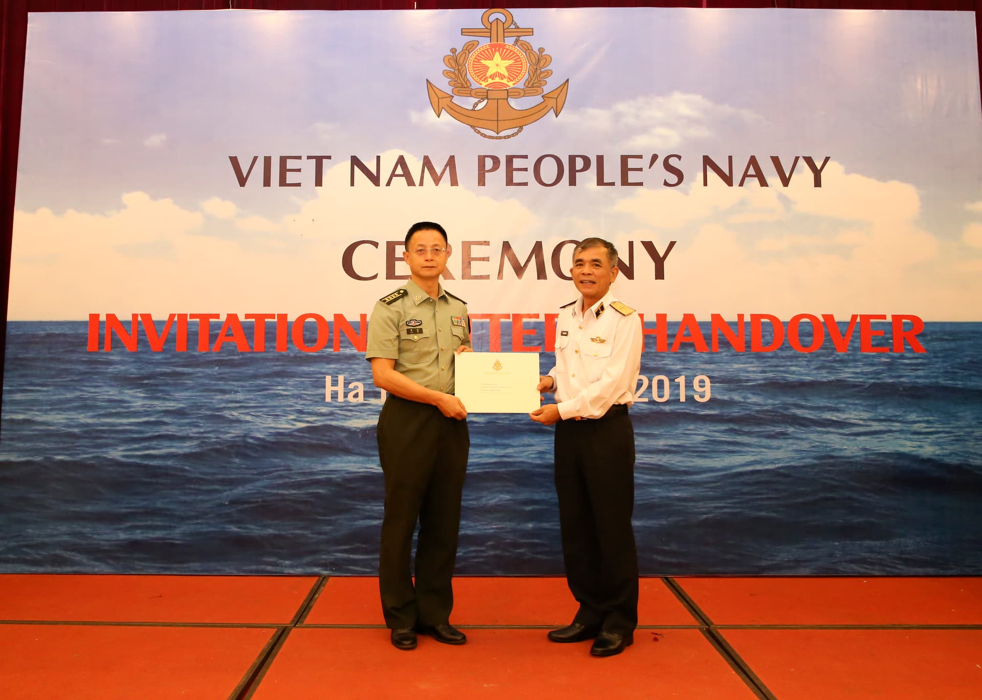 Hải quân nhân dân Việt Nam: Trao thư mời quân đội và hải quân các nước tham dự các sự kiện đối ngoại quốc phòng năm 2020