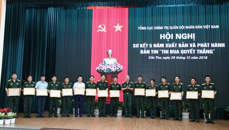 Tổng cục Chính trị Quân đội nhân dân Việt Nam: Sơ kết 5 năm xuất bản và phát hành bản tin “Thi đua Quyết thắng”