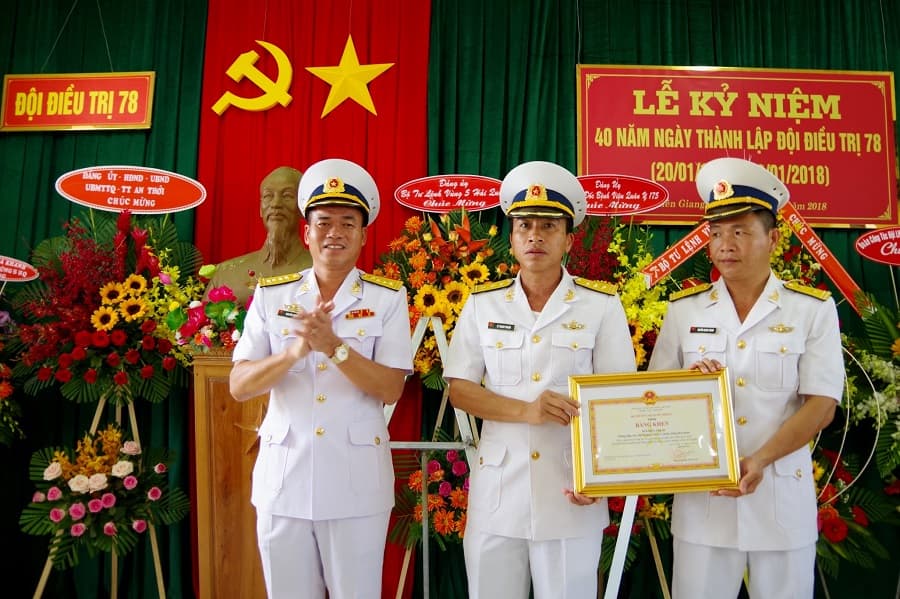 Đội điều trị 78, Vùng 5 Hải quân kỷ niệm 40 năm thành lập