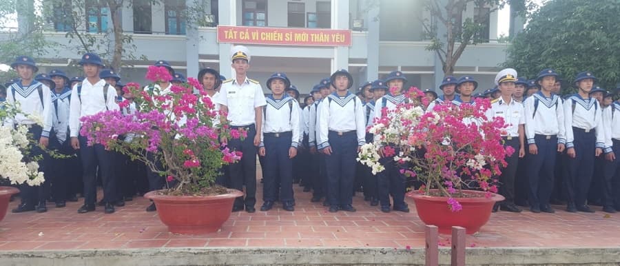 Các đơn vị Hải quân tiếp nhận chiến sĩ mới năm 2019