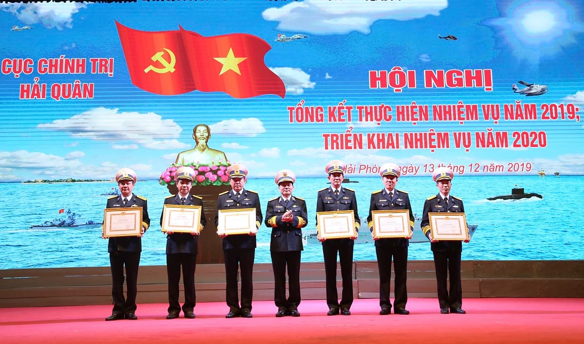 Cục Chính trị Hải quân: 13 tập thể đạt danh hiệu Đơn vị Quyết thắng năm 2019