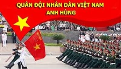 75 năm Quân đội nhân dân Việt Nam anh hùng vững bước dưới lá cờ vinh quang của Đảng