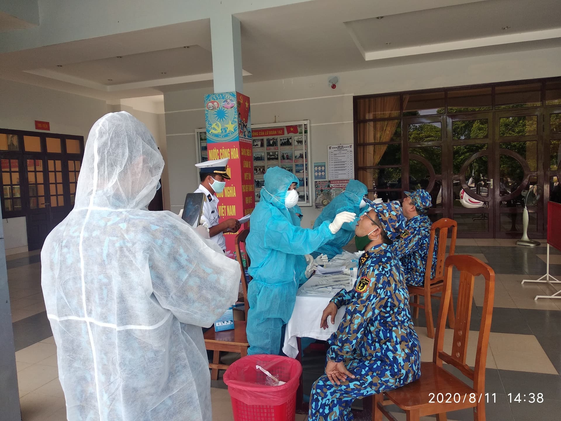 Vùng 4 Hải quân chủ động khám sàng lọc phòng, chống Covid-19