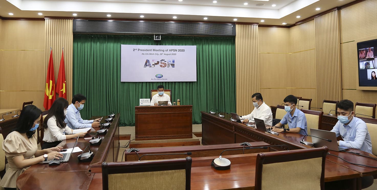 Hội nghị lãnh đạo Hội đồng Mạng lưới cảng biển APEC 2020
