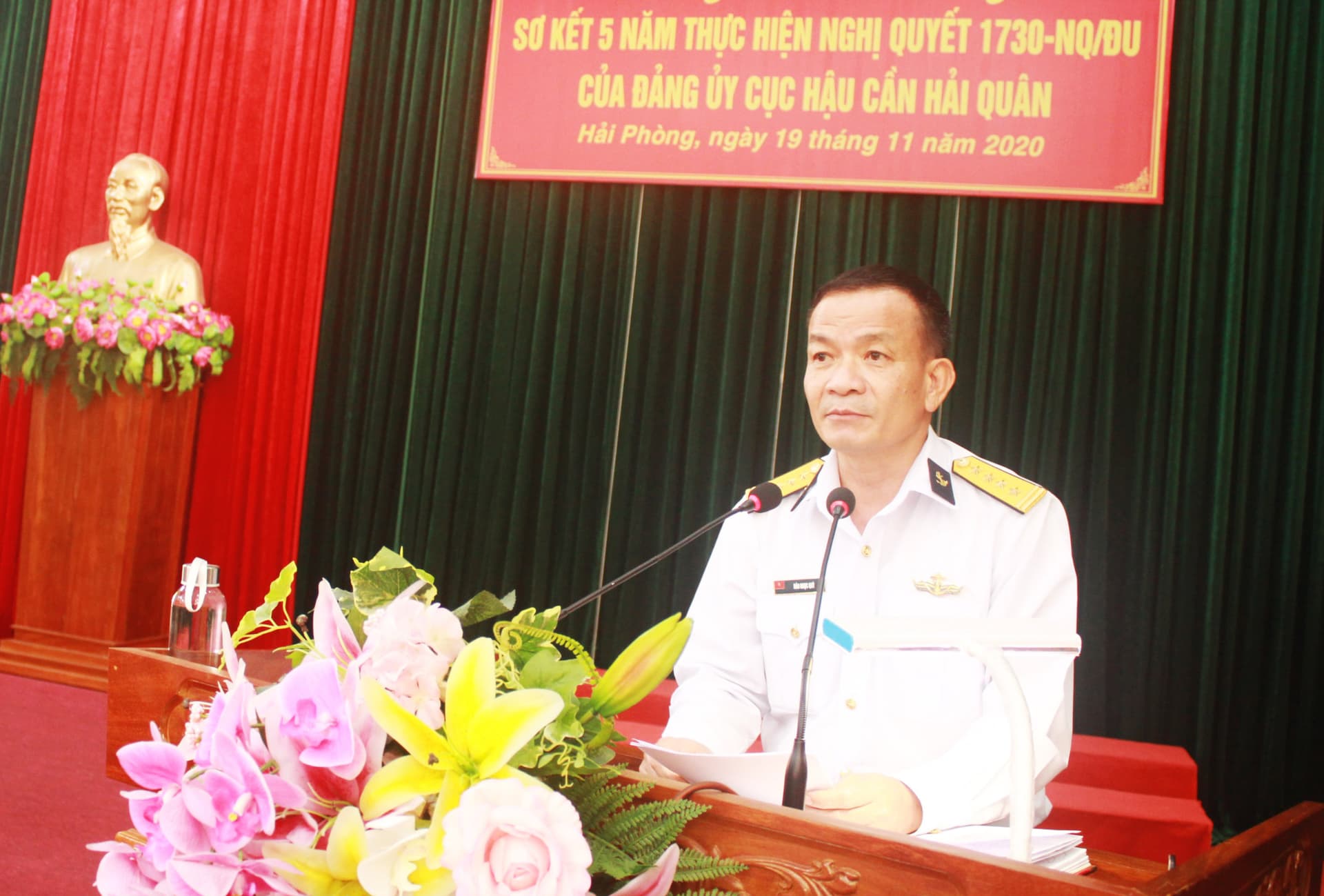 Đảng ủy Viện Y học: Sơ kết 5 năm thực hiện NQ 1730-NQ/ĐU của Đảng ủy Cục Hậu cần Hải quân