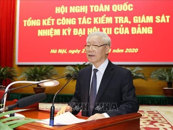 Tổng Bí thư, Chủ tịch nước Nguyễn Phú Trọng: Kiểm tra, giám sát là thanh bảo kiếm "để chữa lành các vết thương"