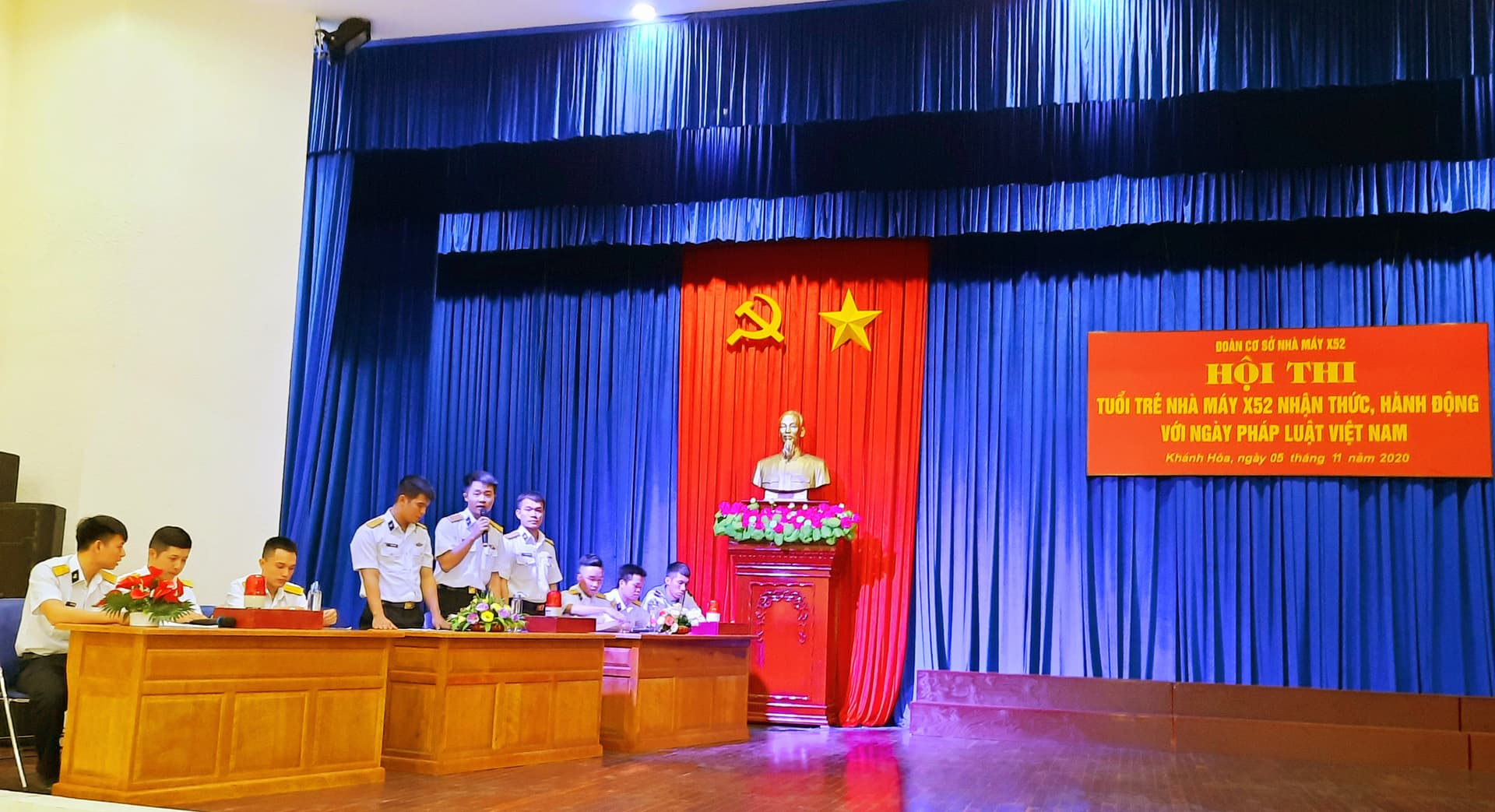 Hội thi “Tuổi trẻ Nhà máy X52 nhận thức, hành động với Ngày Pháp luật Việt Nam”