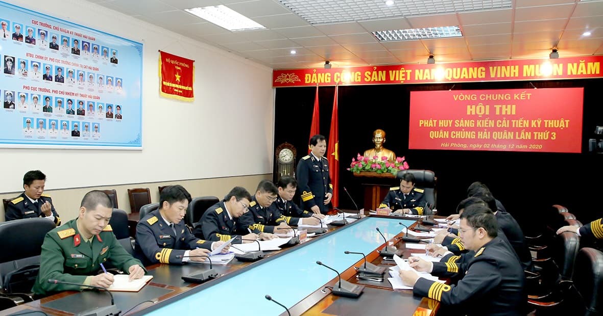 Quân chủng Hải quân: Chung kết Hội thi phát huy sáng kiến cải tiến kỹ thuật lần thứ 3