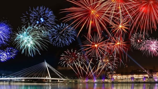 Các trường hợp được sử dụng pháo hoa, pháo hoa nổ