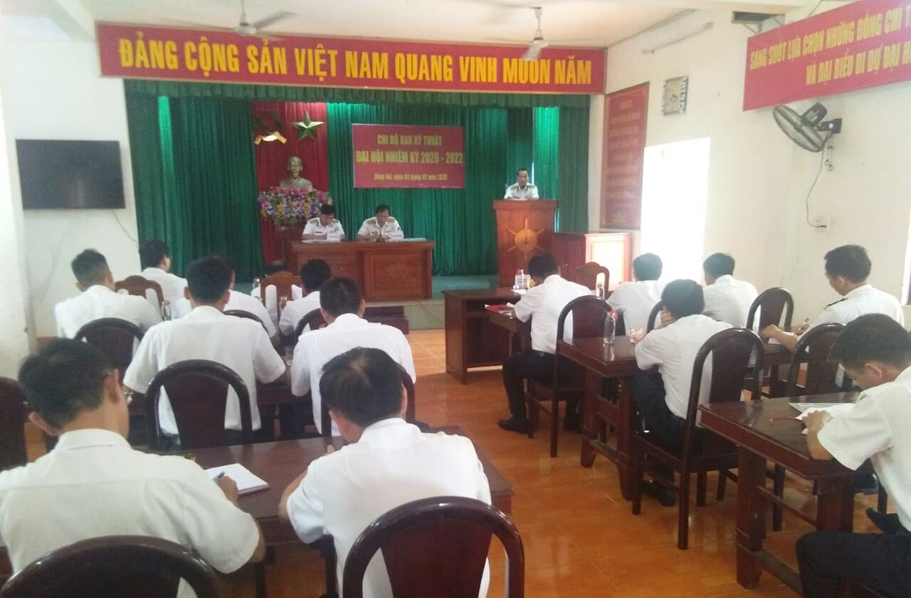 Chi bộ Ban Kỹ thuật, Trung đoàn 251 Đại hội nhiệm kỳ 2020-2022