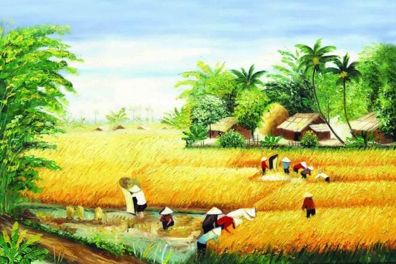 Manh mai khói rạ
