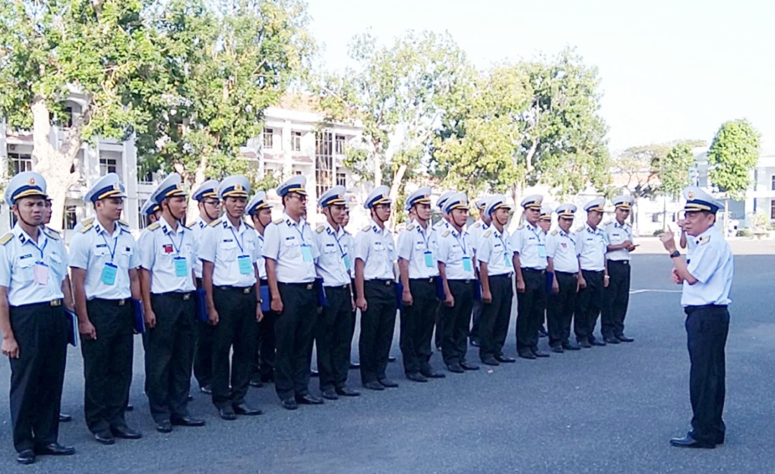 Bộ Tham mưu Hải quân: Kiểm tra công tác huấn luyện các khối tham gia Diễu binh đường phố của Học viện Hải quân