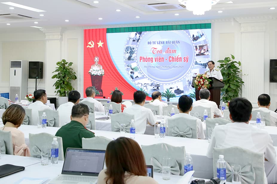 Bộ Tư lệnh Hải quân: Tọa đàm “Phóng viên-Chiến sĩ”